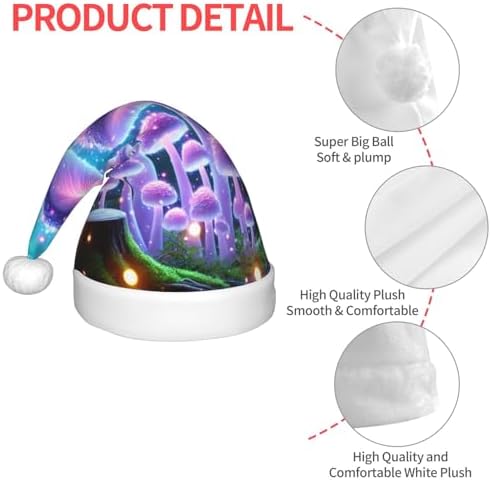 Augenstern Christmas Hat with Magical Mushrooms and Butterflies