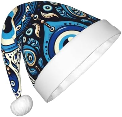 Augenstern Christmas Hat with Greek Beads and Nazar Amulet