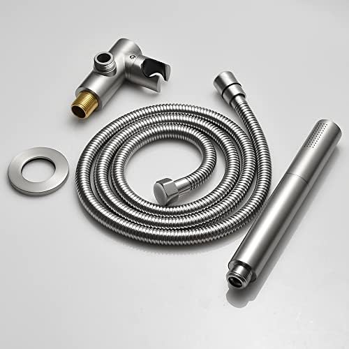 Brushed Nickel Dual Mode Handheld Shower Head Set