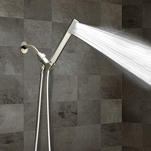 ShowerMaxx Luxury Spa Brushed Nickel Handheld Shower Head