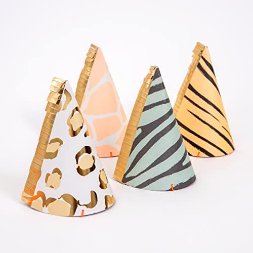 Meri Meri Bright Cone Birthday Hats Pack of 8