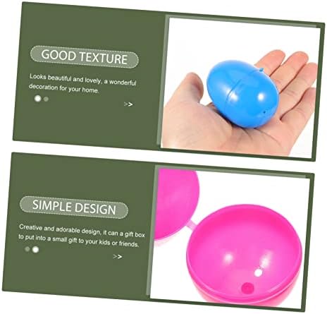 50pcs Fillable Plastic Easter Eggs for Parties