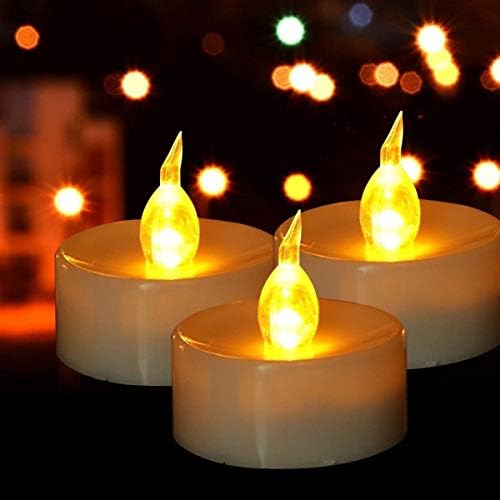 Baikaraer 24 Pack Battery LED Tea Lights Candles