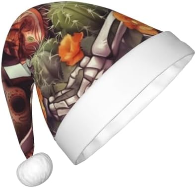Augenstern Christmas Santa Hat For Kids Unisex Skeletons Cactus Mexico