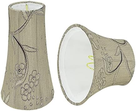 Aspen Creative 30250-2A Bell Clip-On Lamp Shade Set of 2