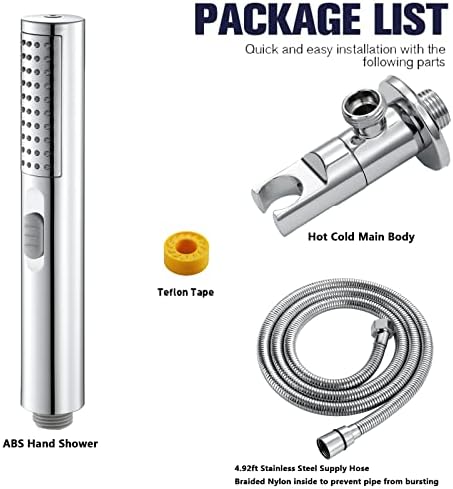 UWEREBFM X 2 Functions Handheld Shower Head Set