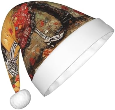 Augenstern Christmas Hat Skeletons Dancing In Street Santa Hat Unisex