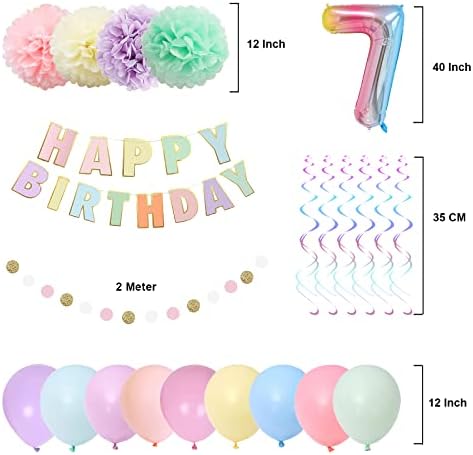 BRT Bearingshui 7th Birthday Decor Pack