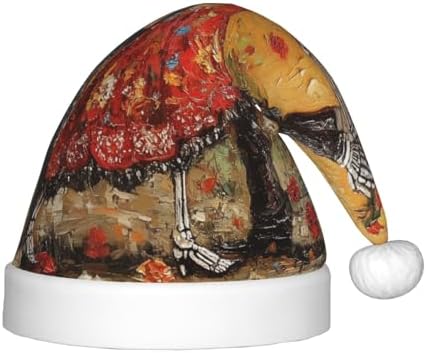 Augenstern Christmas Hat Skeletons Dancing In Street Santa Hat Unisex