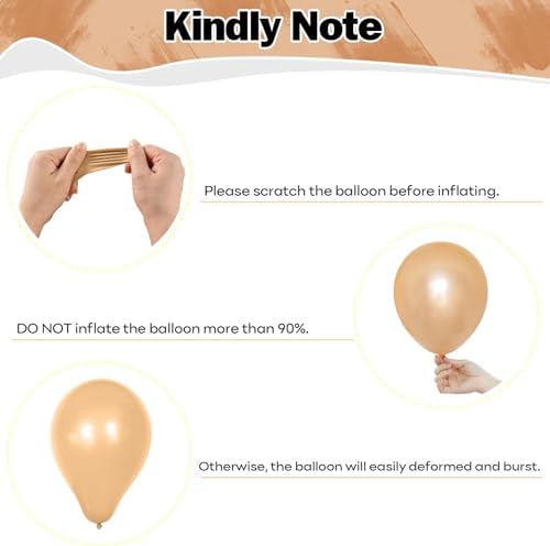 Rose Gold Balloon Set 12 Inch 35 Pcs Party Decorations