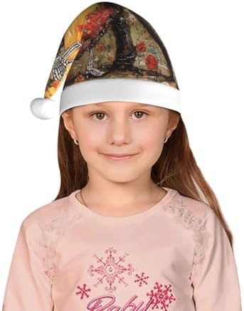 Augenstern Christmas Hat Skeletons Dancing In Street Santa Hat Unisex