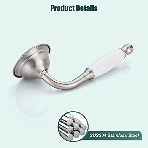 Heyalan Handheld Shower Head Brass High Flow Luxury