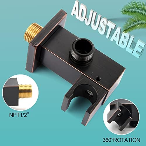 Enga Handheld Shower Head Set with Oil Rubbed Bronze Finish