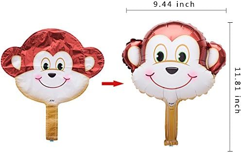 SUN-E Mini Animals Balloons Jungle Safari Set 12PCS