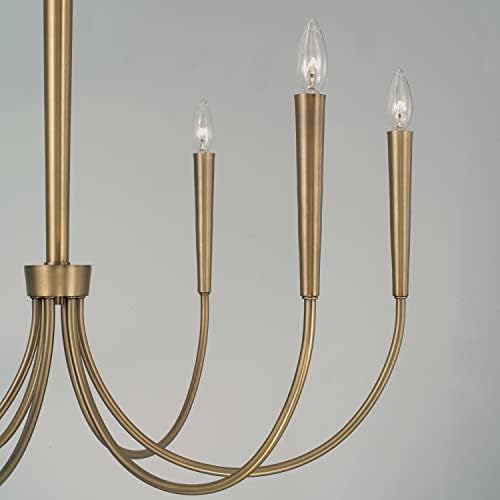 Capital Lighting Holden Modern Round Candle Chandelier 6 Light