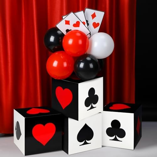 60 Pcs Casino Themed Party Decorations Set