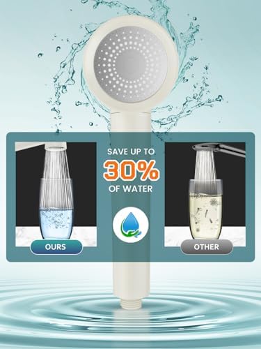 Filtered Shower Head with Handheld and Hose