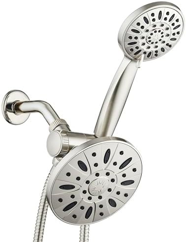 AquaDance Premium 3-Way Rainfall Combo Shower Head Set