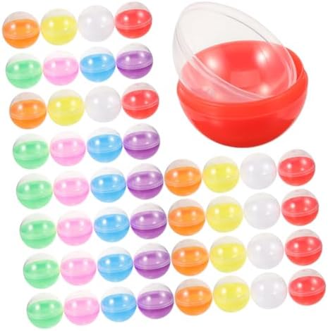 Luxshiny 100pcs Fillable Transparent Balls for Party Favors