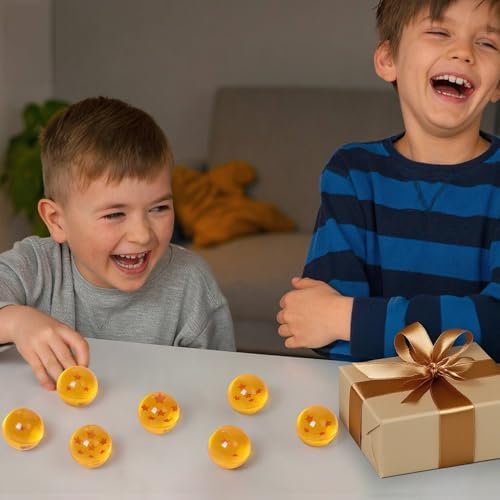 7PCS Anime Bouncing Balls with Red Stars