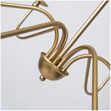 Modern Golden Candle Chandelier Pendant Light for Home Decor