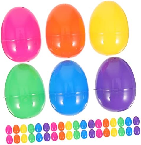 50pcs Fillable Plastic Easter Eggs for Parties