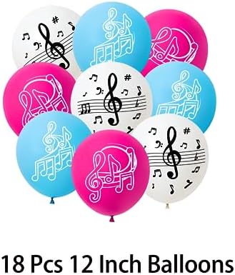 Music Notes Birthday Balloons and Decorations