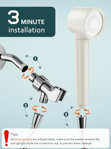 Filtered Shower Head with Handheld and Hose