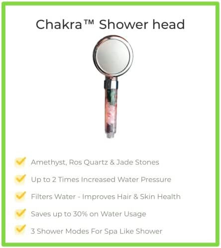 Chakra Showerhead With 3 Spray Settings