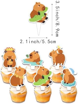 Capybara Party Decorations Set for Kids and Adults