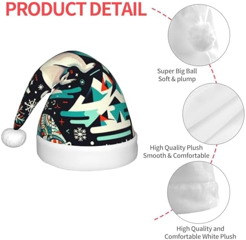 Augenstern Colorful Snowflake Christmas Hat for Kids