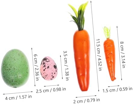 Alipis 1set Decorative Foams Easter Carrot Ornaments