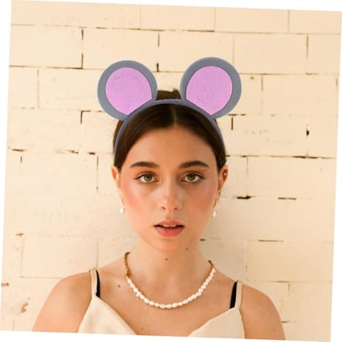 Unomor Mouse Ears Headband Set with Bowtie and Tail