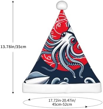 Augenstern Christmas Hat Squid Blessing Japan Santa Hat Unisex