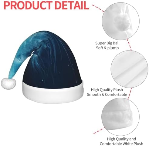 Augenstern Glowing Jellyfish Christmas Hat Unisex Santa Hat