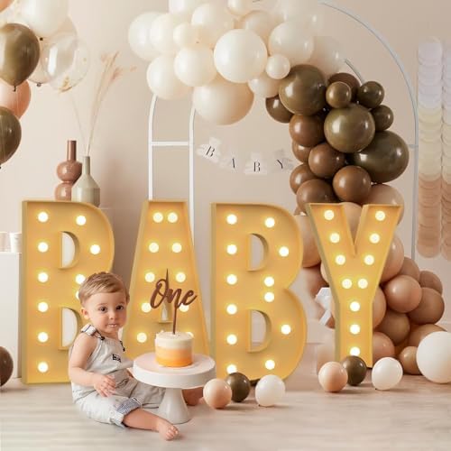 4FT Giant Light Up Letter J Marquee Decor