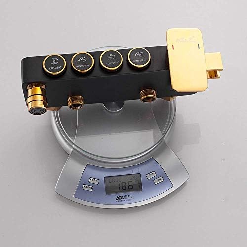 LASEVE All Copper Shower Head Retro Black Lifting Booster