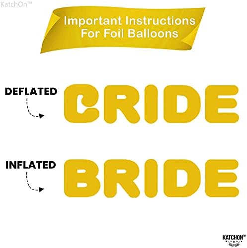 Gold Bride To Be Balloons Set - 32 Inch