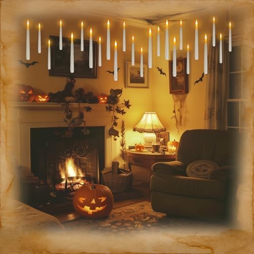 Homemory 20PCS Floating Candles with Remote Wand