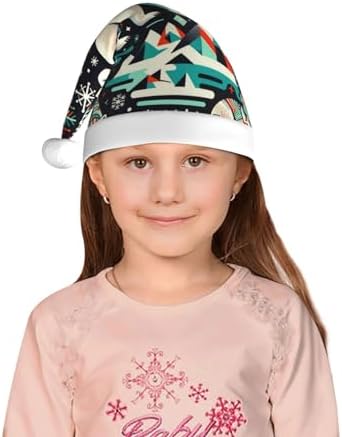 Augenstern Colorful Snowflake Christmas Hat for Kids