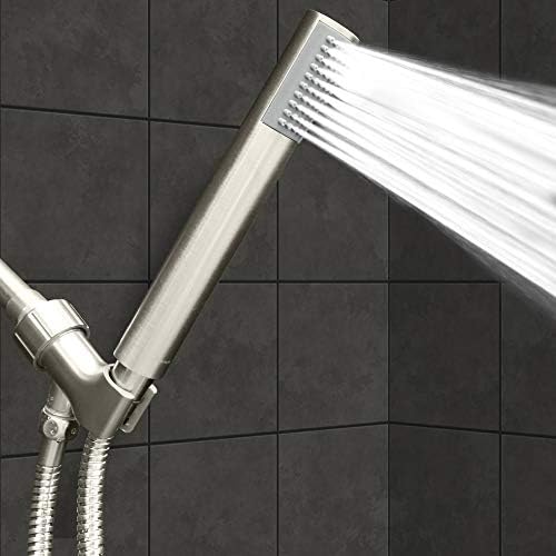 ShowerMaxx Luxury Spa Brushed Nickel Handheld Shower Head