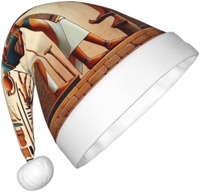 Augenstern Christmas Hat Retro Hieroglyph Santa Hat Unisex