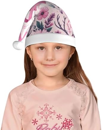Augenstern Christmas Hat with Breast Cancer Awareness Ribbon