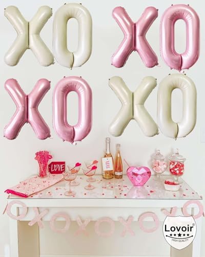 Lovoir 40 Inch Pastel Pink Letter A Balloons
