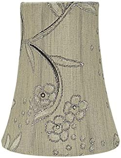 Aspen Creative 30250-2A Bell Clip-On Lamp Shade Set of 2