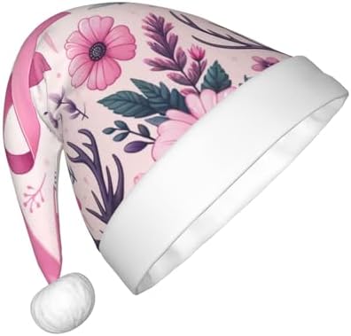 Augenstern Christmas Hat with Breast Cancer Awareness Ribbon