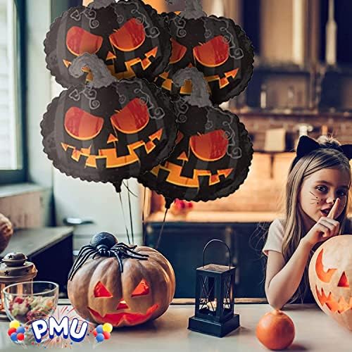 PMU Halloween Scary Pumpkin 22 Inch Mylar Balloon 25 Pkg
