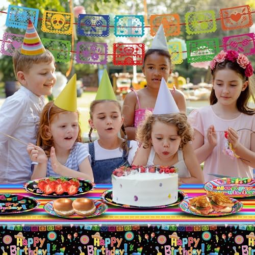 Mexican Fiesta Tableware Set for 24 Guests