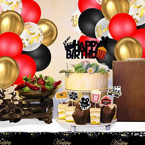 Skylety 86 Pcs Movie Night Party Decor Kit