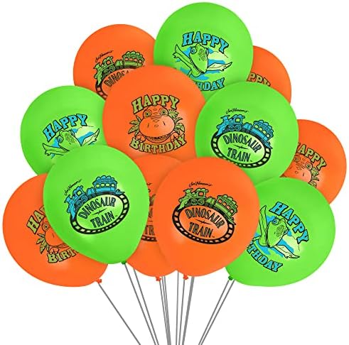 Treasures Gifted Dinosaur Train Balloons 24 Pack